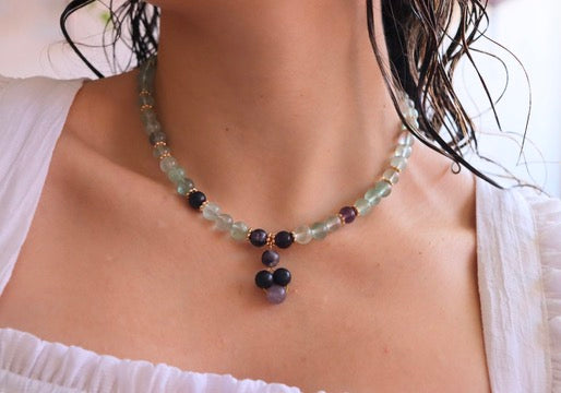 Collar Fluorita