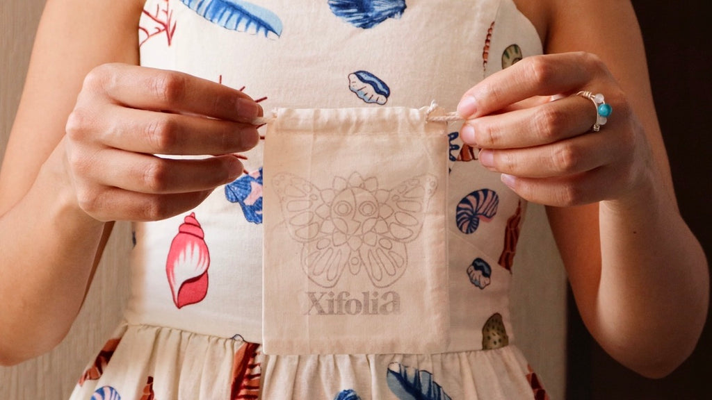 Bolsita de tela Xifolia