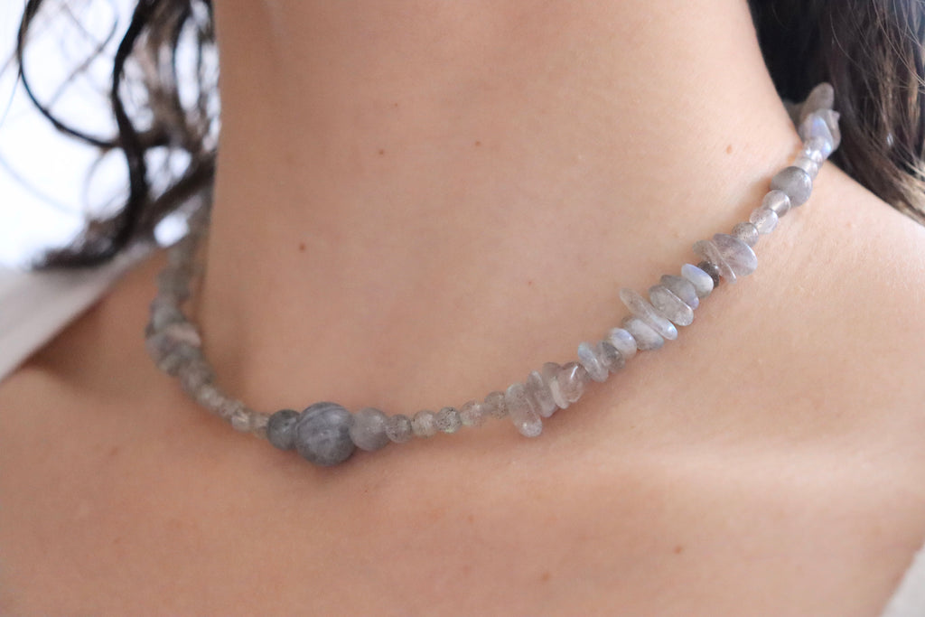 Collar Labradorita
