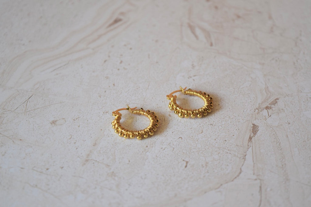Arracadas Bordadas Gold