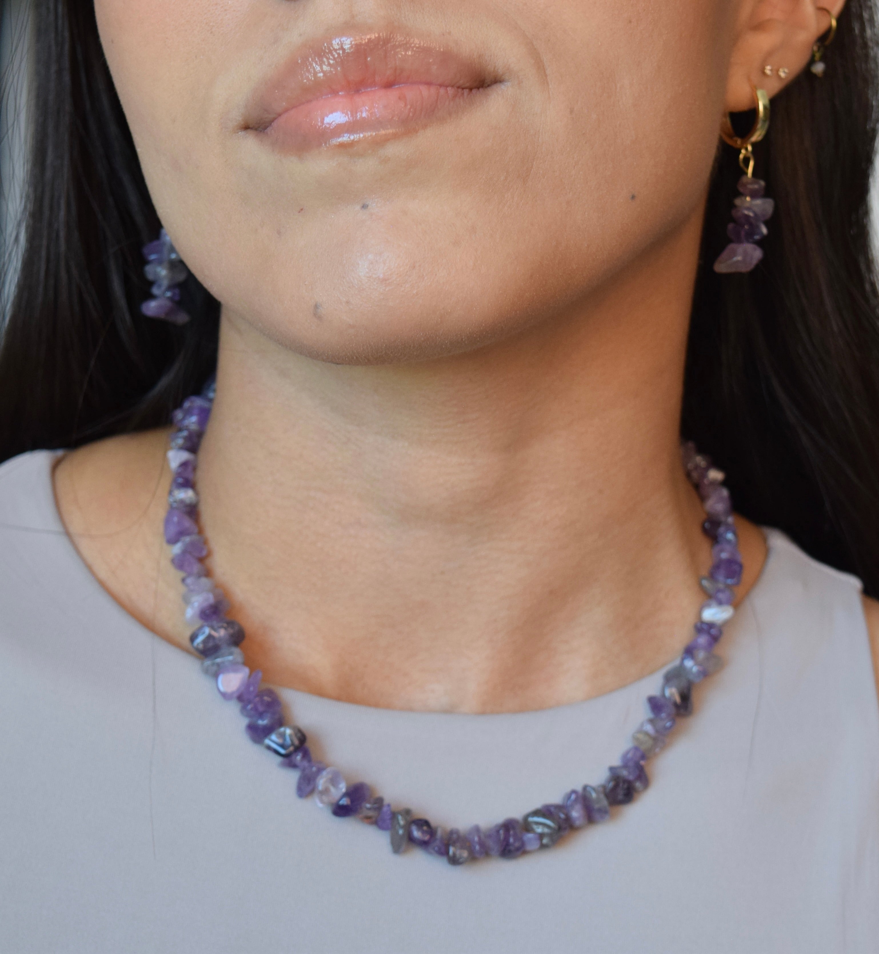 Conjunto cuarzo morado