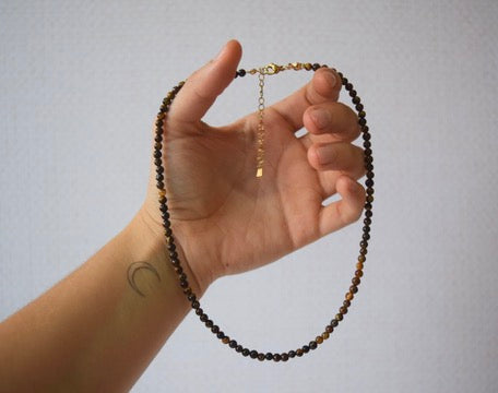 Collar ojo de tigre