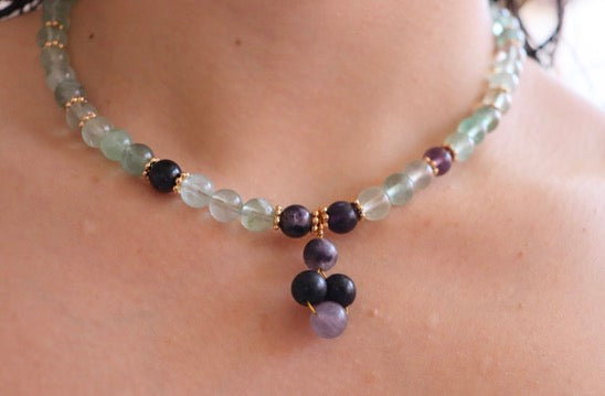 Collar Fluorita