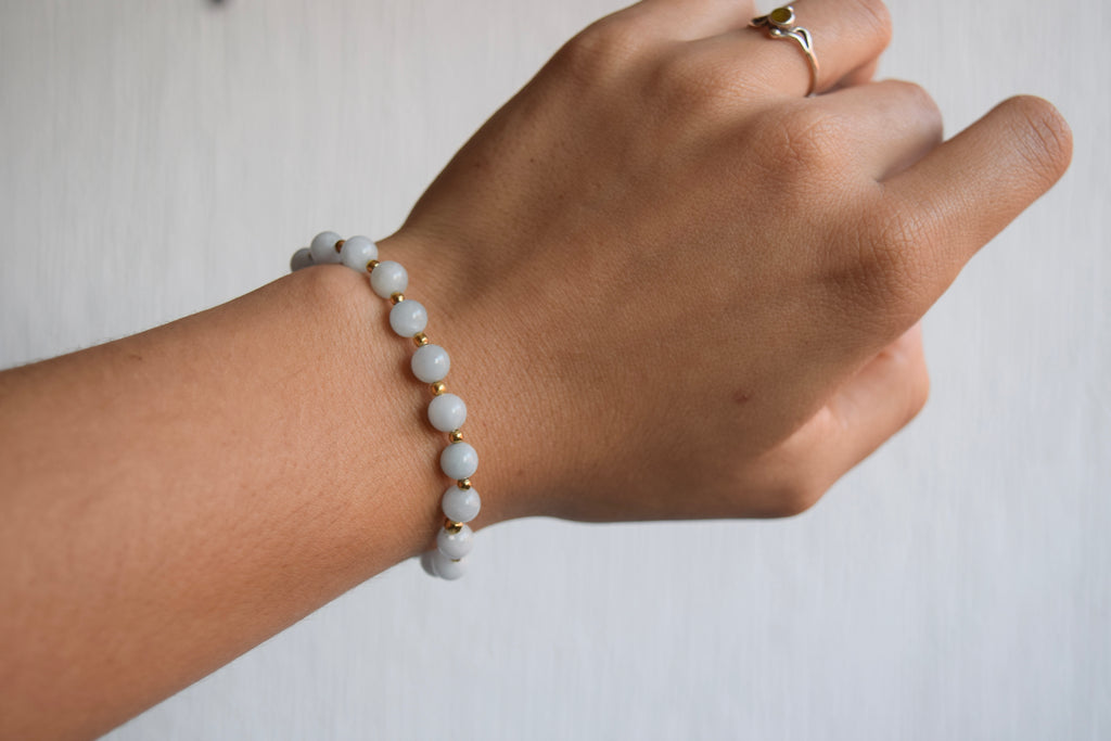 Pulsera Aguamarina