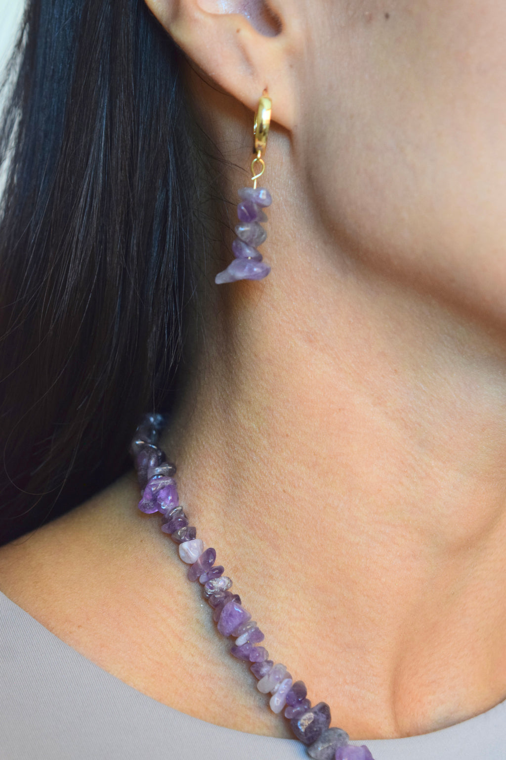 Conjunto cuarzo morado