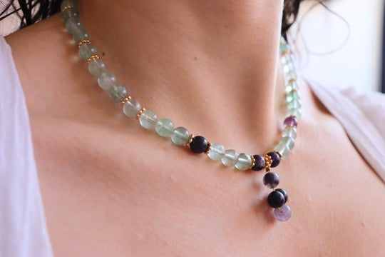 Collar Fluorita