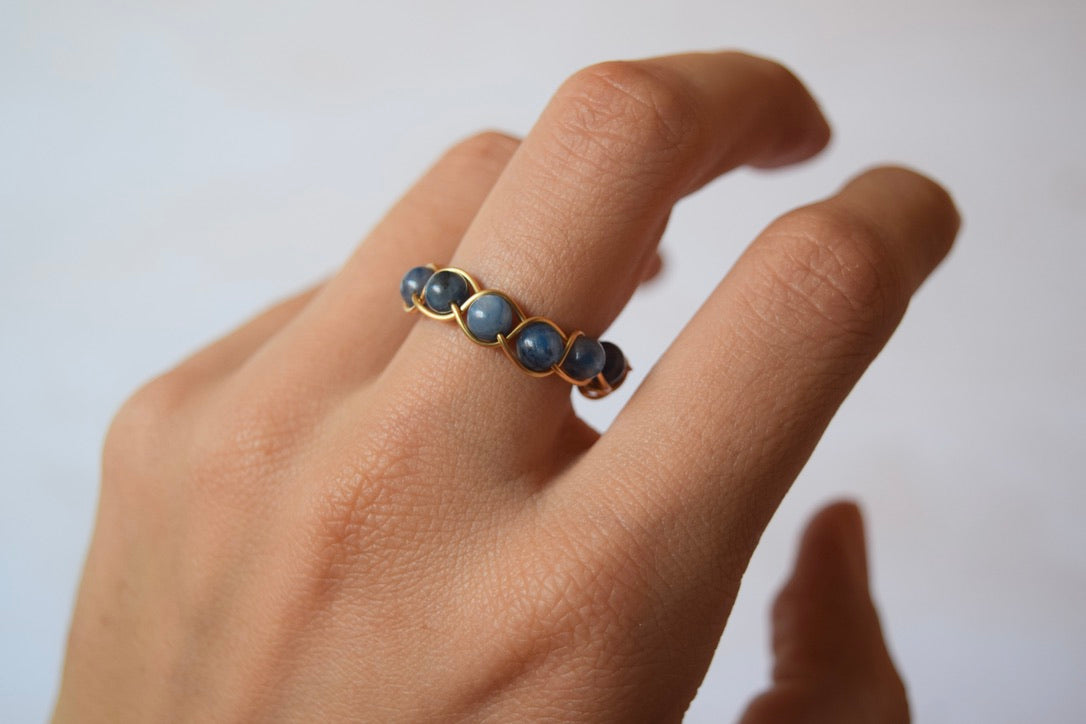 Anillo Cianita