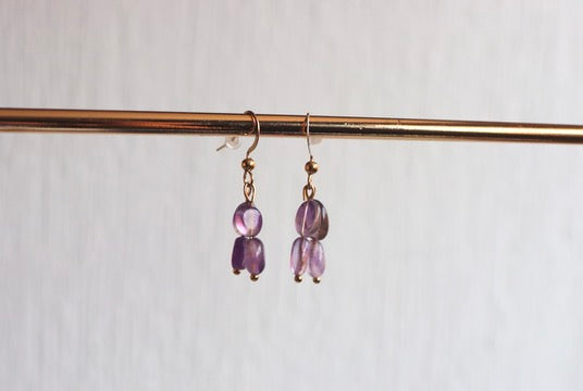 Aretes Amatista
