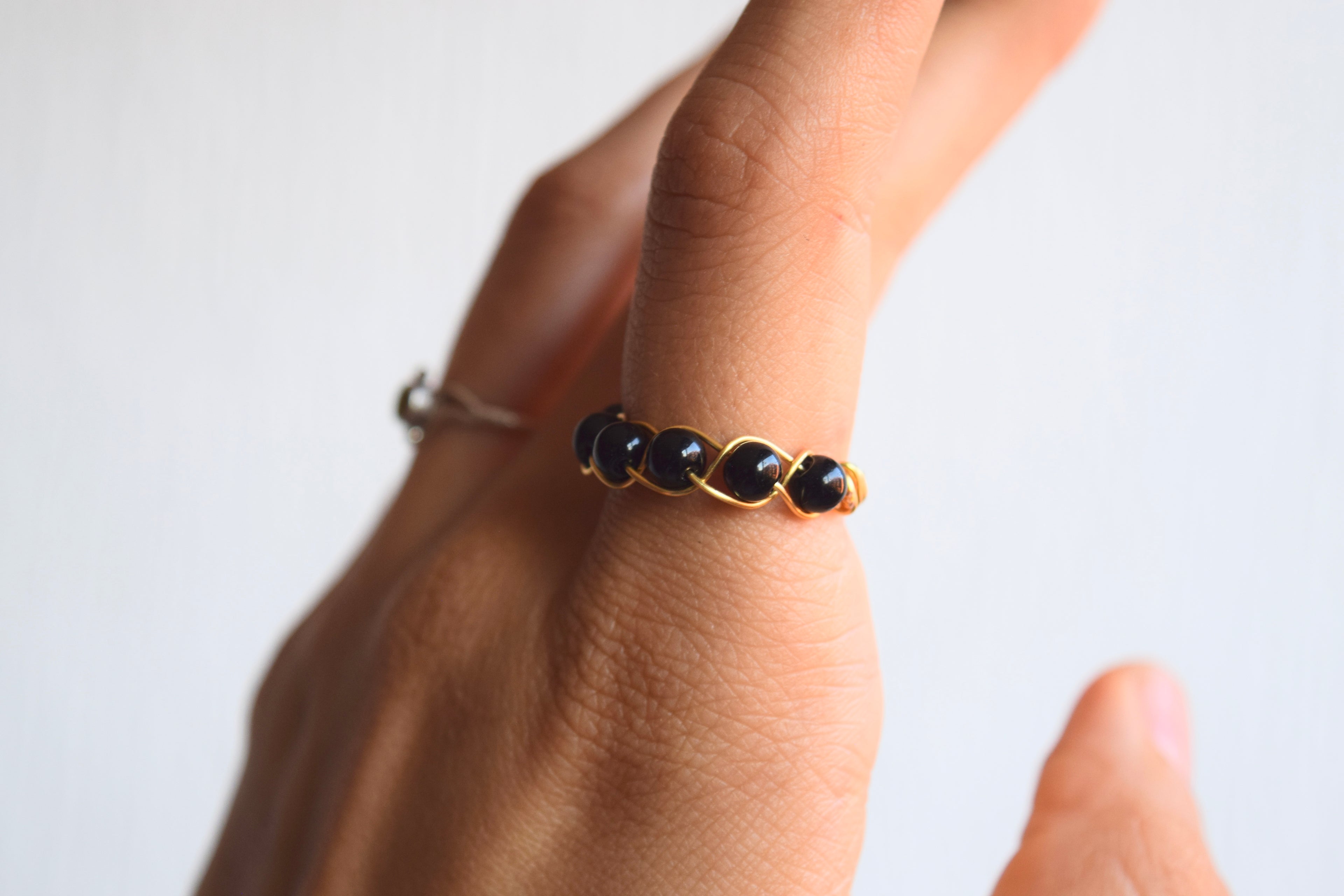 Anillo obsidiana