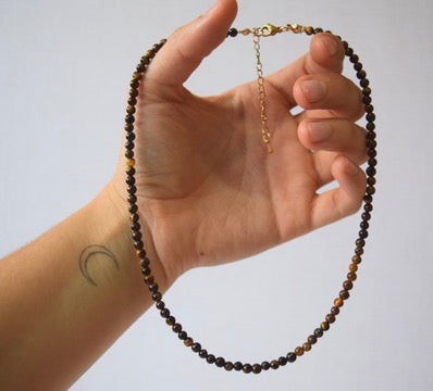Collar ojo de tigre