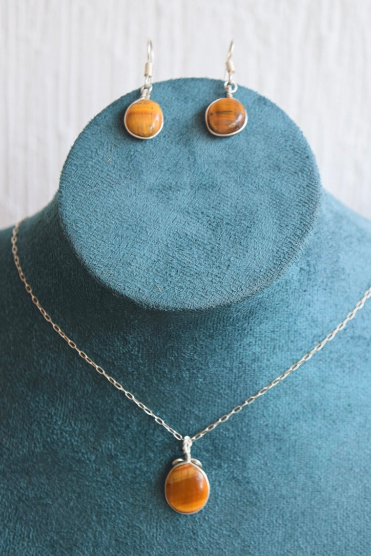Conjunto Sandra (ojo de tigre)