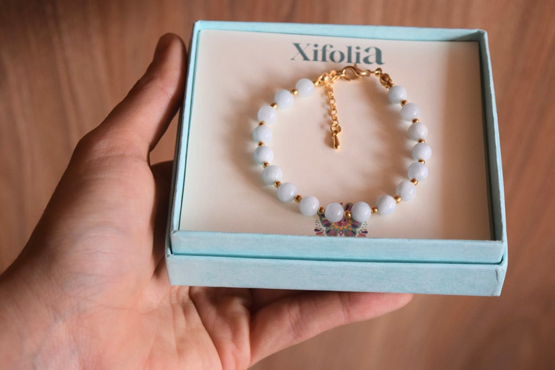 Pulsera Aguamarina