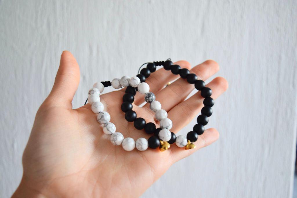 Pulseras piedra volcánica