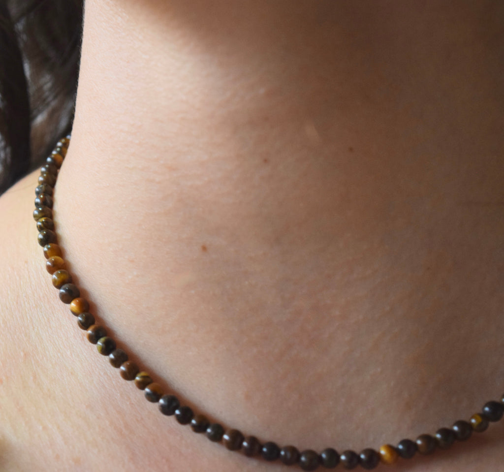 Collar ojo de tigre