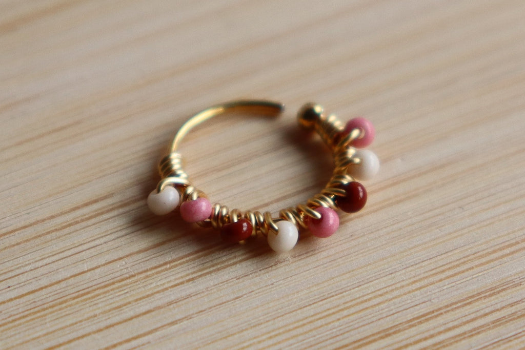 Piercing bordado Hanami